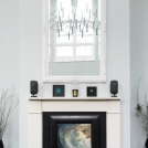 M1 stereo fireplace