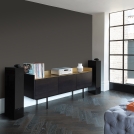 702 S2 Gloss Black with Rotel RA-1572 Lounge - Grilles On