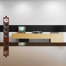 702 S2 Rosenut with Record and Record Player