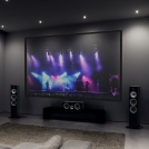 703 S2 Gloss Black Cinema Concert - Grilles Off