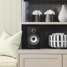 706 S2 Gloss Black Bookshelf - Grille Off