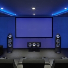B&W cinema w/ 802 HTM and DB Series Sub left
